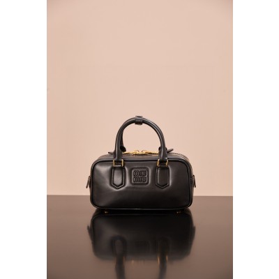 미우 미우_패딩 아르카디백 미니 - 블랙  22*10*7.5 