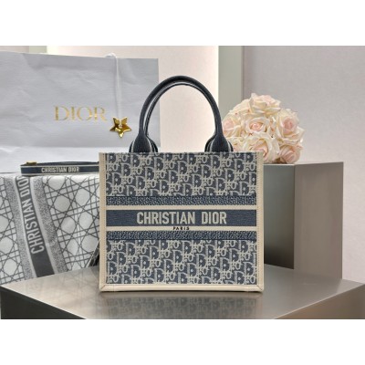 디올 오블리크 북토트 라떼 송아지가죽 26*21*12