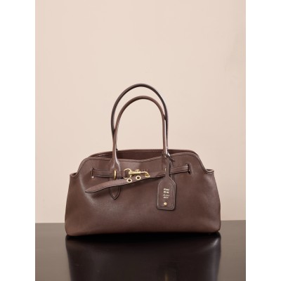 미우 미우 아방츄어 나파 레더 백 브라운 44*22.5*14.5 1680