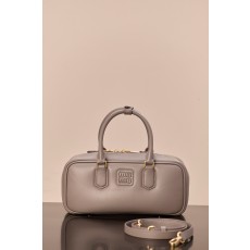 미우 미우 아르카디 레더 백 클레이 그레이 27*12*9 1220