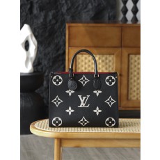 루이비통 온더고 PM 모노구램 앙프렝뜨 블랙 베이지 M45495 35*27*14