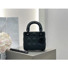 디올 레이디 백 블랙 17*15*7