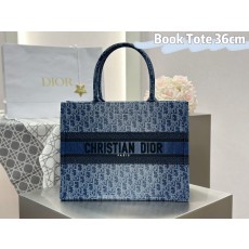 디올 오블리크 북토트 26*22*14 , 36*28*16 블루패턴