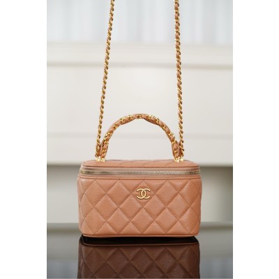 샤넬 배니티백 핑크  19.5x12x6.5