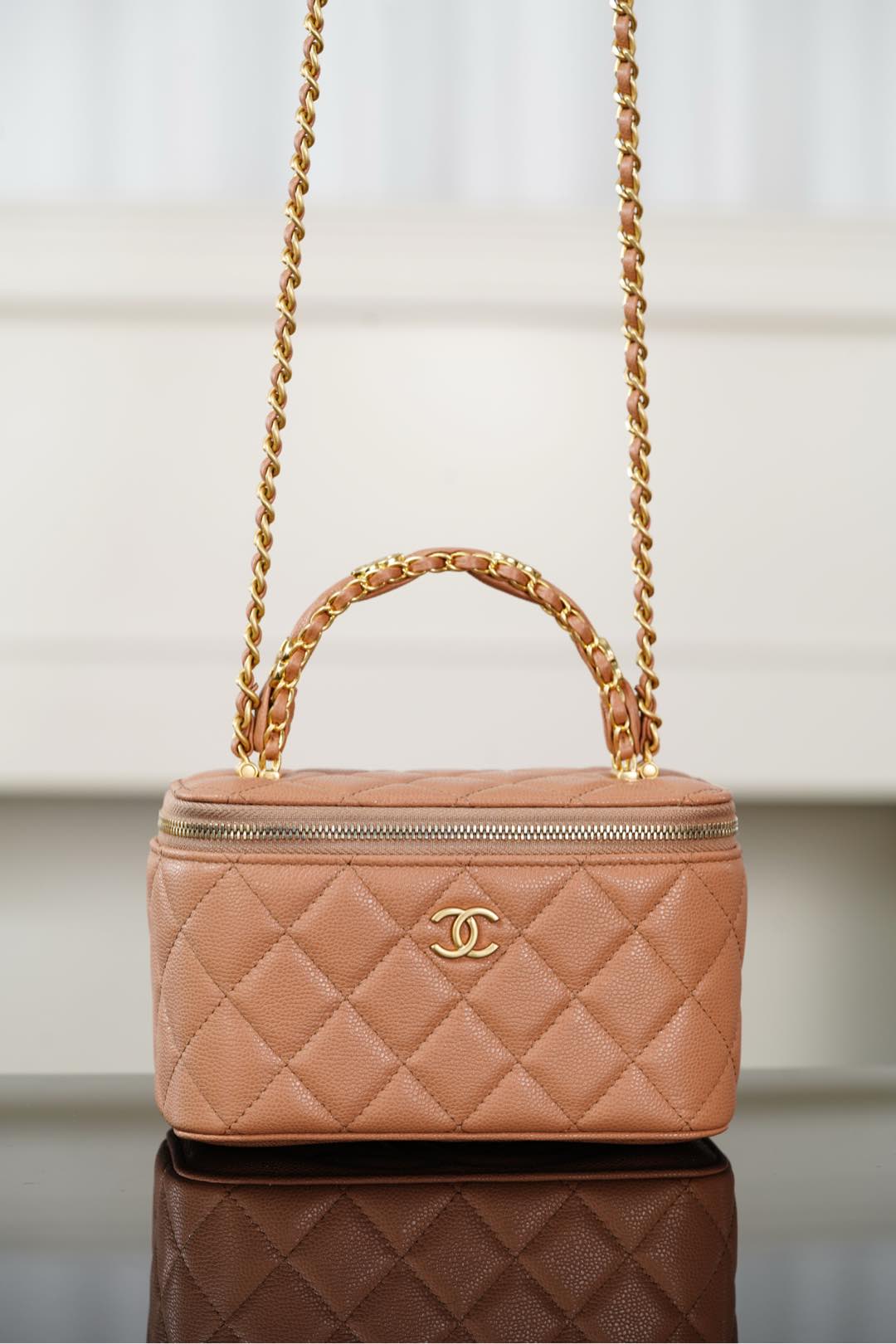 샤넬 배니티백 핑크  19.5x12x6.5