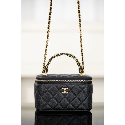 샤넬 배니티백 블랙  19.5x12x6.5