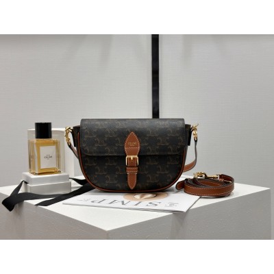 셀린느 트리옹프 폴코 숄더백 122652 20*14*5  650