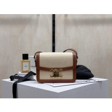 셀린느 트리옹프 백 텍스타일 카프스킨 틴 188882 18.5*13.5*7  950