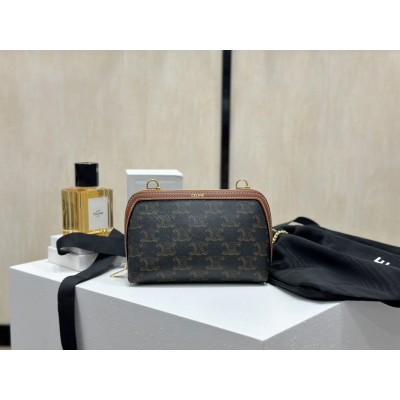 셀린느 트리옹프 미니 체인 클러치 백 10E382 16*11*8  580