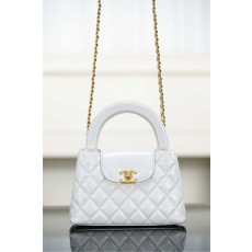 샤넬 미니 쇼핑백 켈리백 화이트 13x19x7