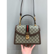 구찌 오피디아 탑 핸들백 스몰 브라운 651055 25*17.5*7  718
