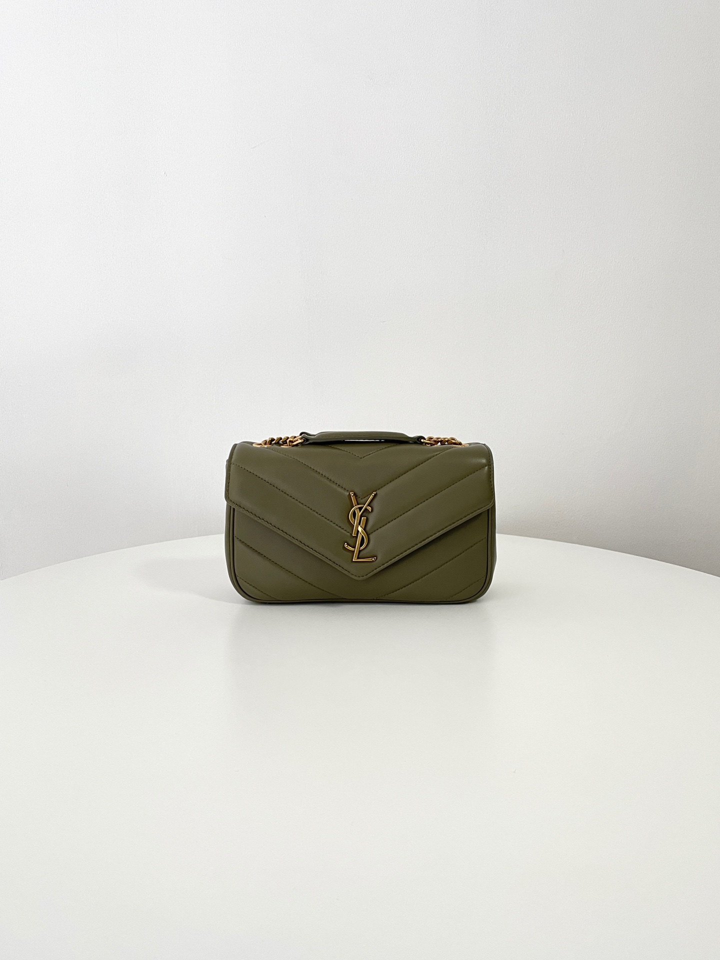 생로랑 스몰 숄더백 그린 801437 24*14*6 108