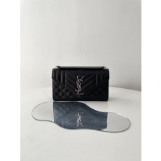 생로랑 엔벨로프 스몰 퀄팅 크로스백 블랙  600195 21*13* 6