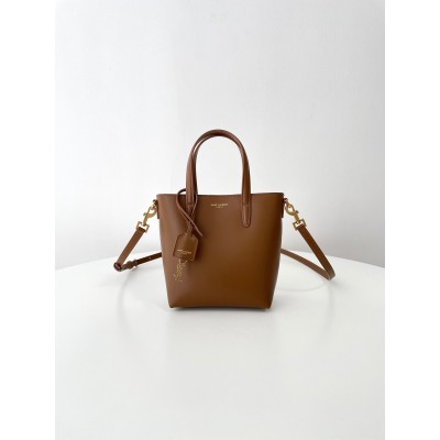 생로랑 토이 미니가죽 토트백 브라운 773995 18*17*8 580