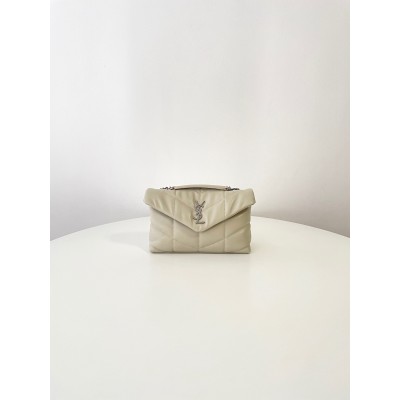 생로랑 루루 푸퍼 토이 숄더백 아이보리 759337 23*15.5*5.8 