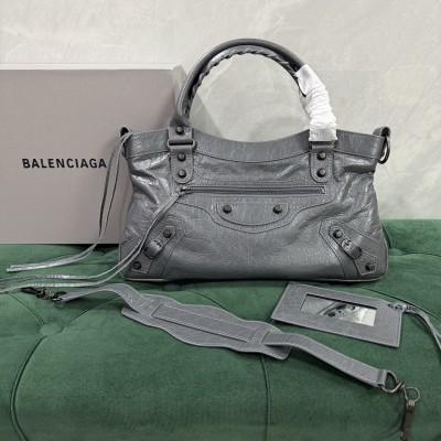 발렌시아가 르 시티 퍼스트백 그레이 34*20*7