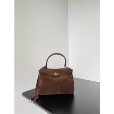 발렌시아가 로데오 핸드백 스웨이드 브라운 미니 22.8*9.9*8.3