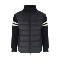 몽클 울집업 로고패치 가디건