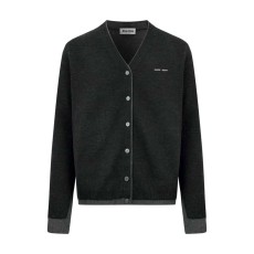 미우미우 캐시미어 블랙가디건 