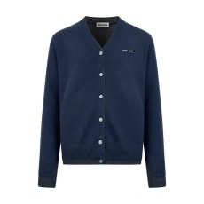 미우미우 캐시미어 네이비가디건 