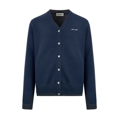 미우미우 캐시미어 네이비가디건 