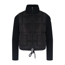 몽클 패딩 울 가디건 블랙 