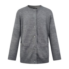 샤넬 포켓 가디건 그레이 