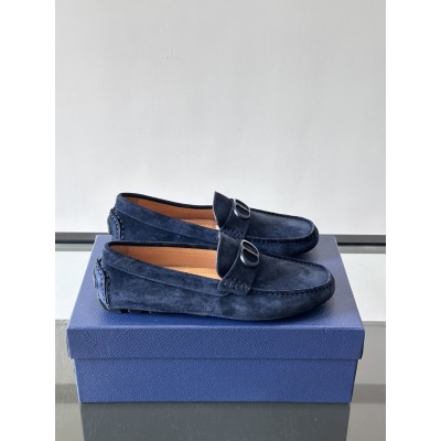 디올 그랑빌 스웨이드 로퍼 네이비블루 