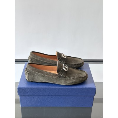 디올 그랑빌 스웨이드 로퍼 카키 