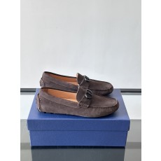 디올 그랑빌 스웨이드 로퍼 브라운 