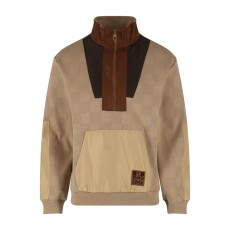 루이비통 모던 배색 크루넥 맨투맨 