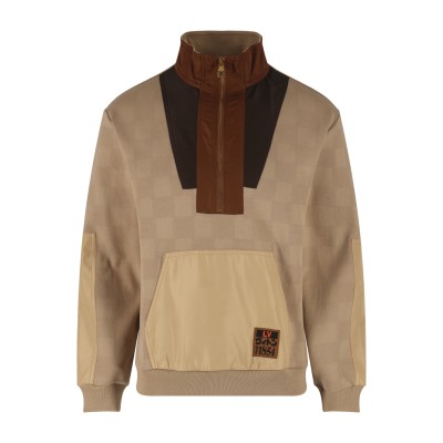 루이비통 모던 배색 크루넥 맨투맨 