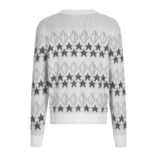 디올 CD 다이아몬드 스웨터 그레이 울 스웨터 