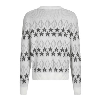 디올 CD 다이아몬드 스웨터 그레이 울 스웨터 