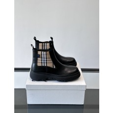 버버리 남성 체크 첼시 부츠 