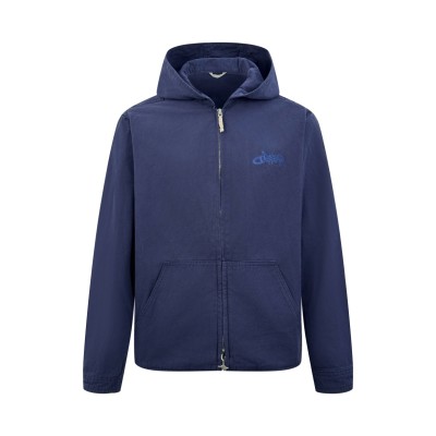 디올 블루코튼 후드재킷 