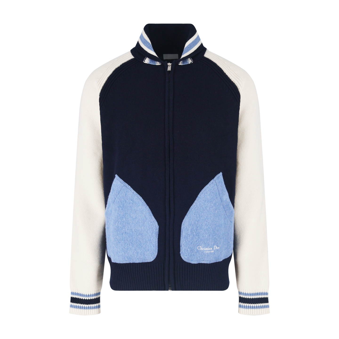 디올 은방울꽃 바시티 가디건  