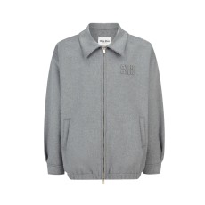 미우미우 블루종 재킷 그레이  