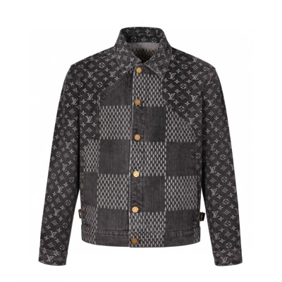루이비통 모노그램 데님 자켓 블랙  