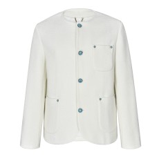 루이비통 포켓 라운드넥 블레이져 자켓 화이트  