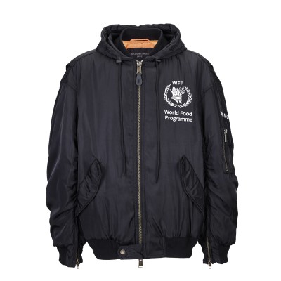 발렌시아가 봄버 후드 자켓  