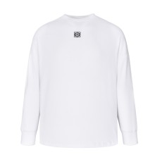 로에베 롱 슬리브 티셔츠 화이트 