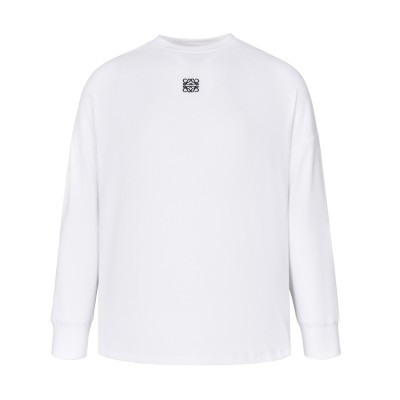 로에베 롱 슬리브 티셔츠 화이트 