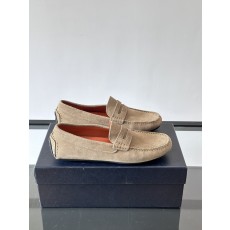 프라다 남성 스웨이드 로퍼 