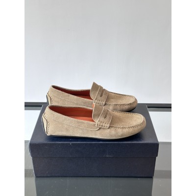 프라다 남성 스웨이드 로퍼 