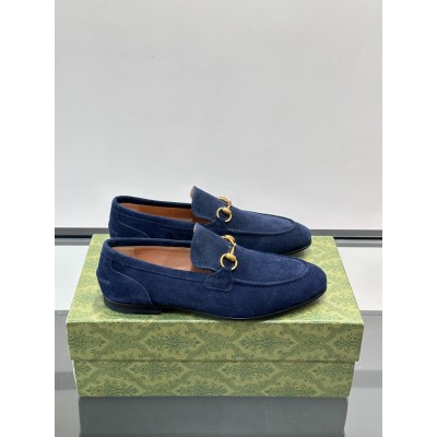 구찌 조던 스웨이드 로퍼 블루  