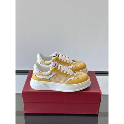 구찌 GG 리웹 스니커즈 옐로우 