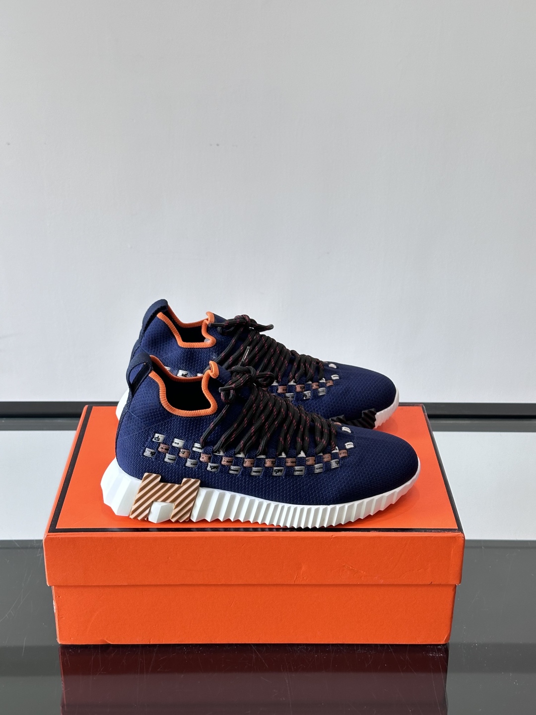 에르메스 플렉스 스니커즈 네이비 