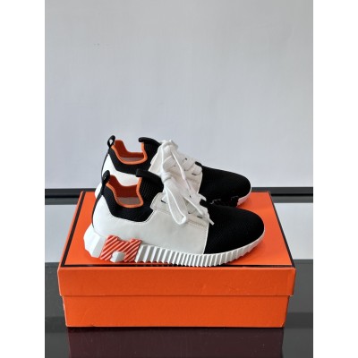 에르메스 디파트 스니커즈 카프스킨 마린 블랑 