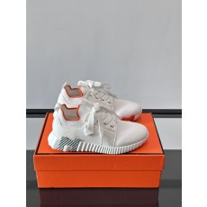 에르메스 디파트 스니커즈 카프스킨 블랑 